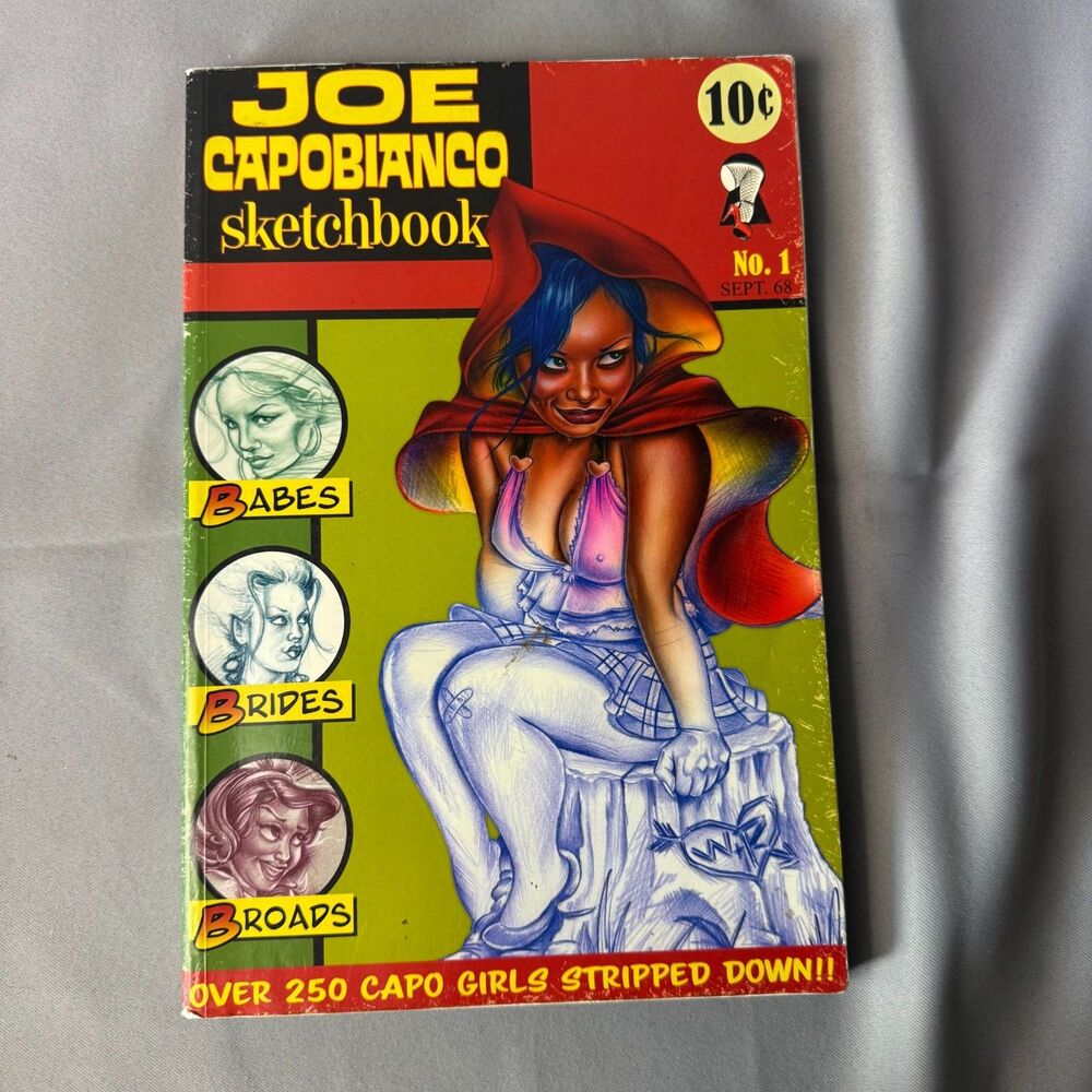 Joe Capobianco Sketchbook No 1 Lowbrow Tattoo Kustom Kulture Art Book Capo